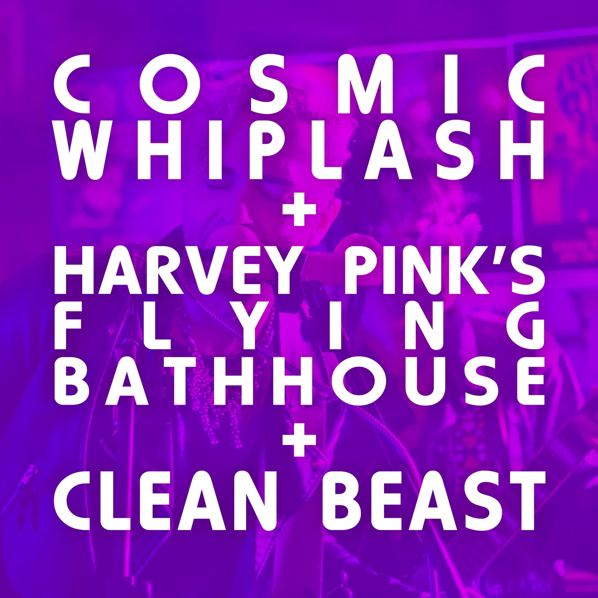 Cosmic Whiplash Residency — November 25 gig poster