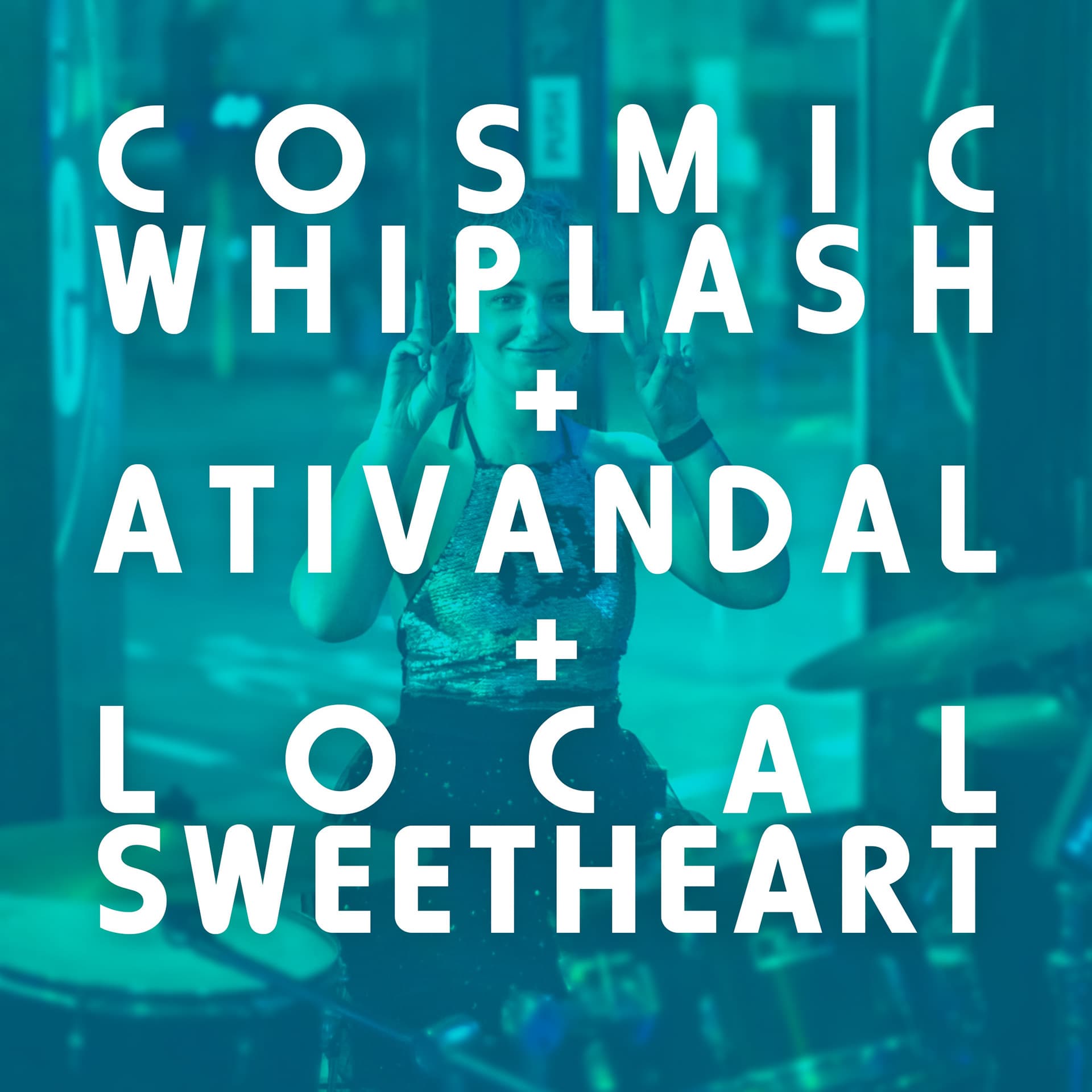 Cosmic Whiplash Residency — November 18 gig poster