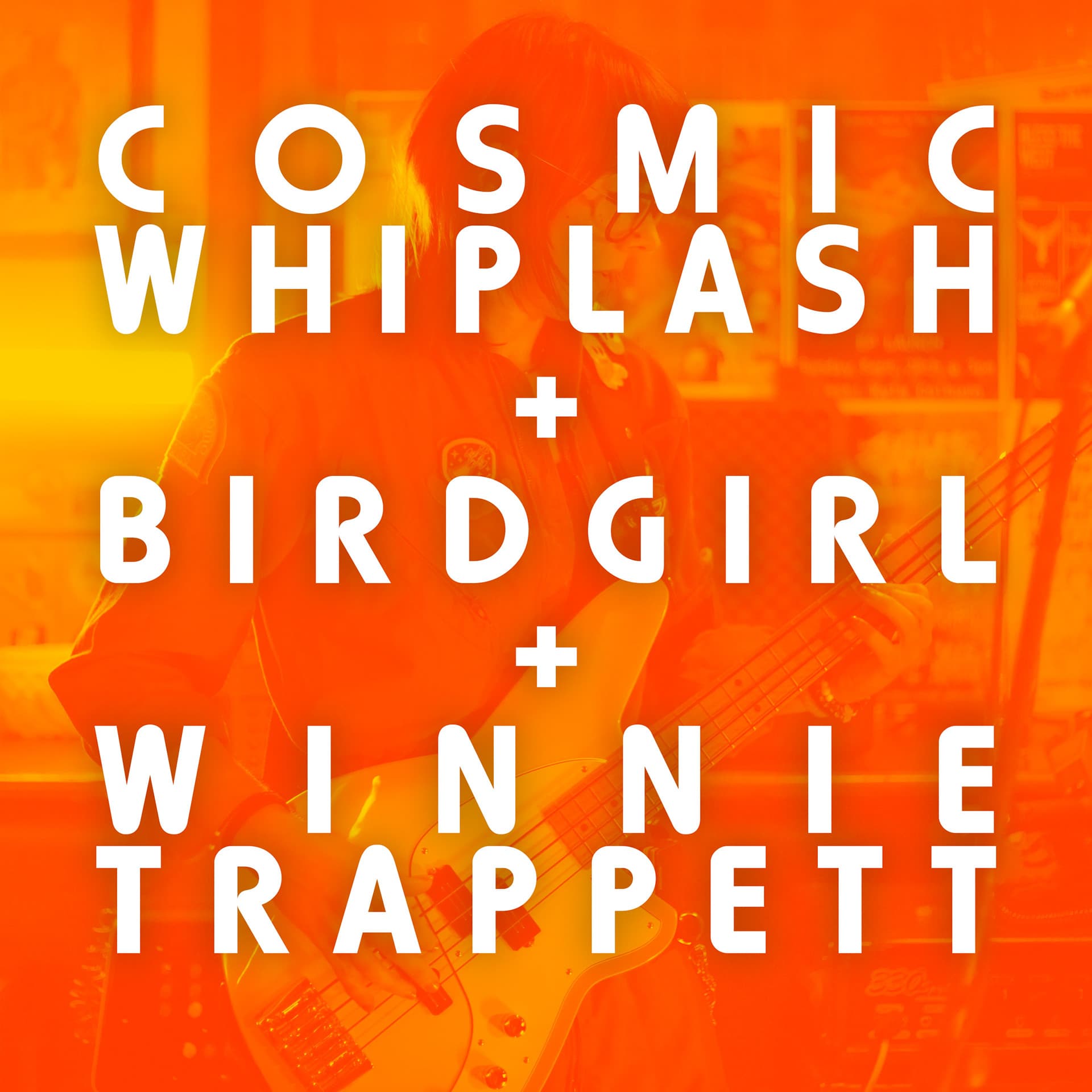 Cosmic Whiplash Residency — November 11 gig poster