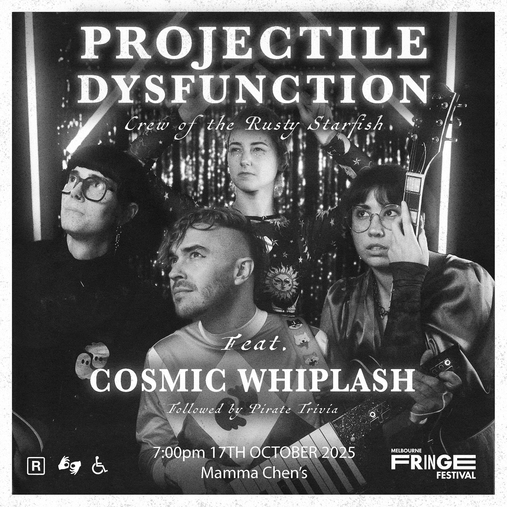 Projectile Dysfunction gig poster